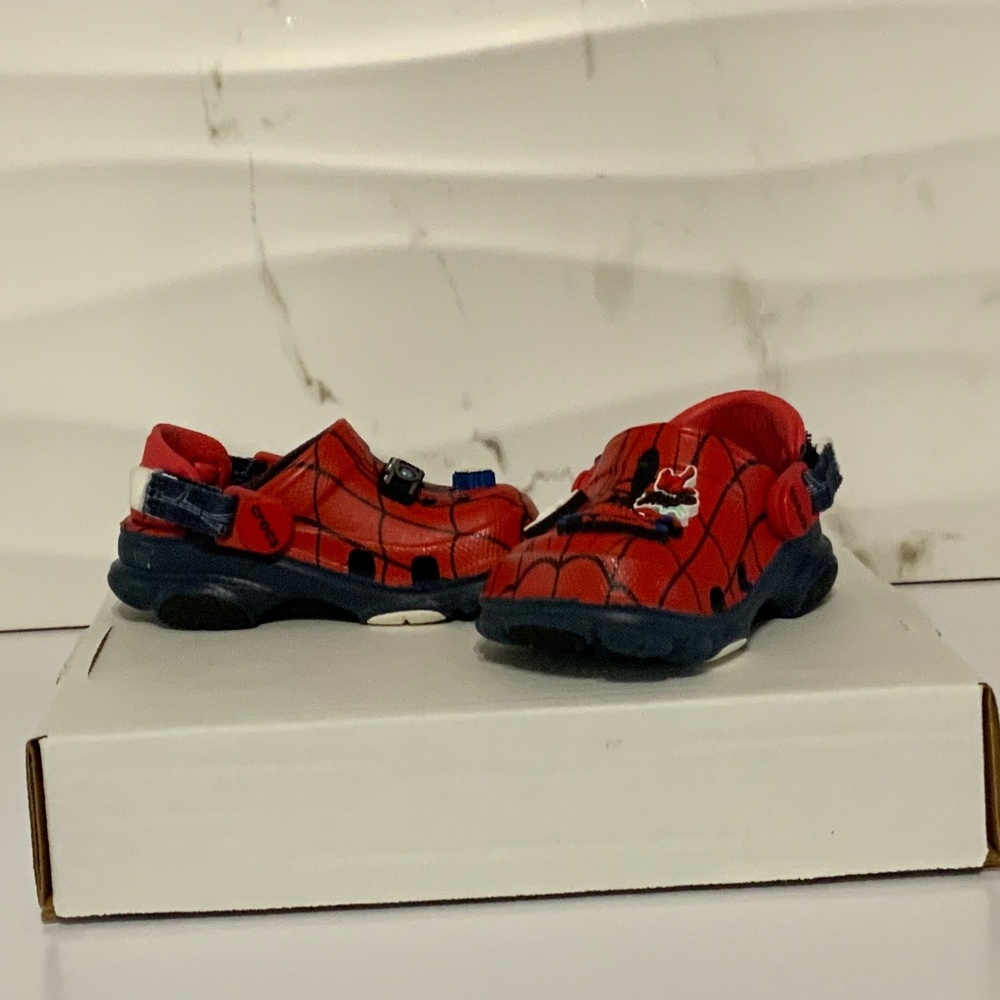 Spiderman Toddlers Crocs, All-Terrain Clog,  size C4